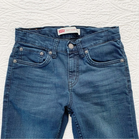 Levi's Kids 512 Slim Taper Jeans, Dark Wash (26"W x 26" L) - Picture 2 of 4
